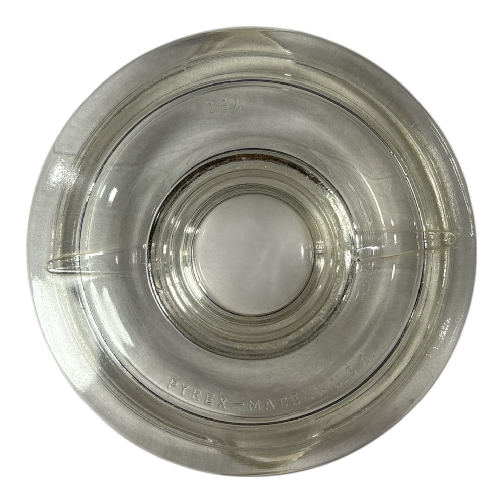 Pyrex Clear Glass Cookware Lid with Center Knob